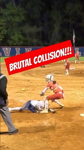 Full Speed COLLISION at Home Plate! | Fastpitch Softball Drama