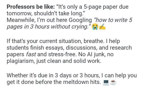 Homeworkbeth 📚 on Instagram: "Could this be your situation right now? I do assignments and classes for students #fyp #fypシ #onlineclasses #essay #assignmenthelp #essayhelp #assignment #research #college #student"