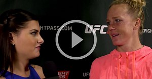 REPLAY! Holly Holm Backstage Interview After Win Over Pennington