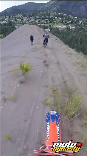 Massive KTM Dirtbike Incline Almost Went WRONG! #ktm #dirtbike #hillclimb