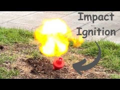 Impact-Triggered Hydrogen Bottle Rocket – Part 1