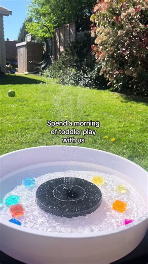 Simple play keeping little one busy outdoors 🐞🌼🍄 #playideas #outdoorplay #outdooractivity #natureplay #gardenactivities