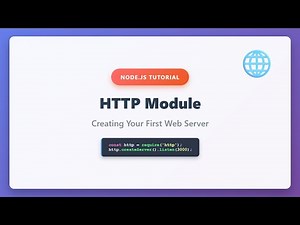 Node.js HTTP Module: Create Your First Web Server (Beginner's Guide)