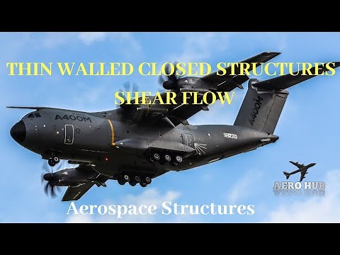How to Estimate shear flow of closed section. Lecture 18 Aircraft structures II