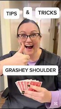 TIPS & TRICKS: GRASHEY SHOULDER #carrieinxray #radiology #xraystudent #xraytech #radtech #shoulder