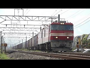 電気機関車EH800（29） ～ジョイント高速通過！ 試作機901号、コンテナ満載の20両編成～ ※走行音（大音量）注意