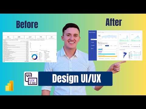 Dashboard ANTES y DESPUÉS del diseño UX/UI en Power BI