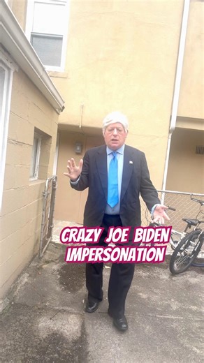 Crazy Joe Biden impersonation🇺🇸💤💤 #shorts #shortsjoebiden #shortscelebrityimpressions