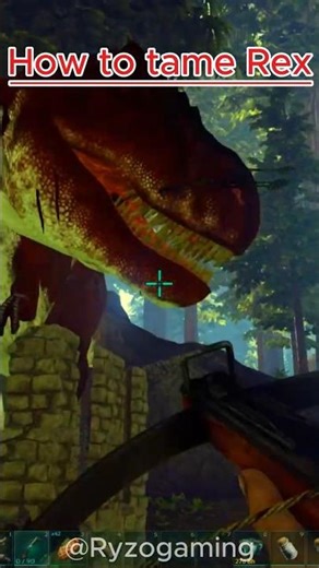 How to tame T Rex #arksurvivalevolved #shortvideo #gaming