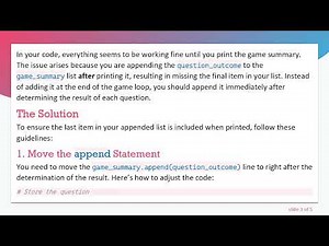 Why Isn’t the Last Item in My Appended List Printing in Python?
