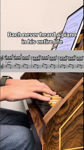 Harpsichord was all he knew 🪉