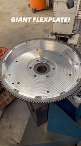 1.9K views · 3 comments | @reactorproducts giant billet aluminum fire truck flexplate. #MEL #535 #giantfordgasengine #firetruck #billet #cnc #cncmachining #balance | Custom Performance Racing Engines | Facebook