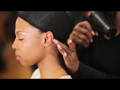 How to Glue in Hair Tracks for Weave | Black Hairstyles