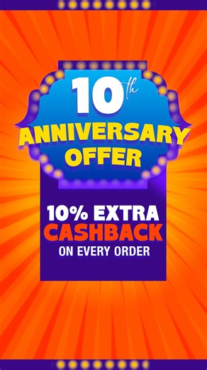 𝟭𝟬𝘁𝗵 𝗔𝗻𝗻𝗶𝘃𝗲𝗿𝘀𝗮𝗿𝘆 𝗢𝗳𝗳𝗲𝗿 𝗶𝘀 𝗟𝗶𝘃𝗲 𝗡𝗼𝘄 RailRestro completes 10 years of delivering food on Indian Railways. 450 stations. Millions of happy passengers. Countless memories. This month, we celebrate our journey with a special anniversary offer for you. Order your Favorite Food in Train from RailRestro & get 10% Extra Cashback on all orders. Download the app or visit the website to place your Order now #railrestro #orderfoodonline #trainfood #AnniversaryOffer #10thanniversa