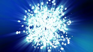 Abstract Particle Explosion Blue Shards Stock Motion Graphics SBV-324449060 - Storyblocks
