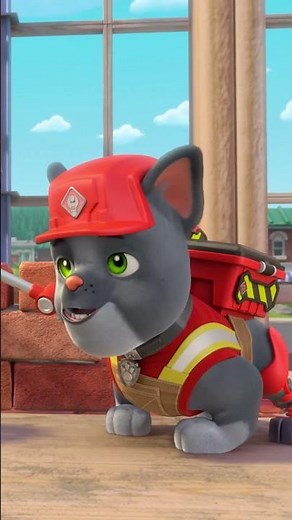 ¡Marshall de PAW Patrol Canta la Canción "The Pup Family" con Rubble y Equipo! #Shorts