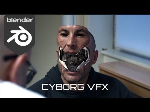 Blender 4.2 Cyborg VFX