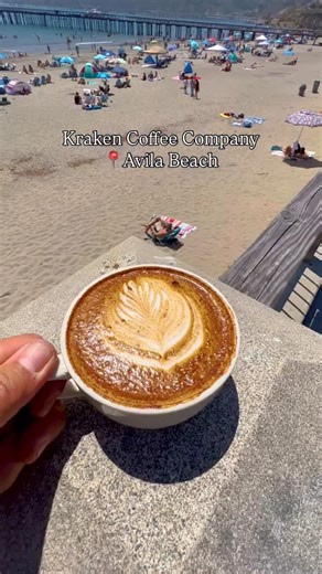 A little caffeine, a lot of coastal charm. ☕️🌊 Morning light, sea breeze, and a perfectly poured cup from @krakencoffeeco that’s how we do it in Avila Beach. Whether you’re fueling up for a walk on the Bob Jones Trail or just soaking in the ocean views, every sip tastes better by the sea. 📍Avila Beach Promenade #AvilaBeach #KrakenCoffee #CentralCoastCoffee #FallByTheCoast #JustCoast | Visit Avila Beach