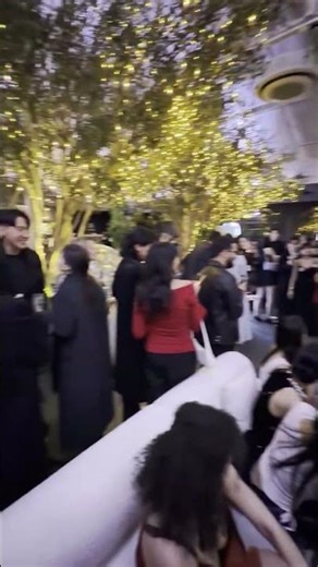 Drag queen appearance and comments at the year-end party