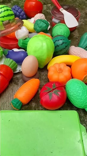 satysfactory and relaxing | ASMR toys fruit and vegetable cutting #shorts
