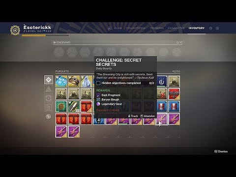 Bounty "Challenge: Secret Secrets" - How To Complete (Week 1) [Destiny 2 Forsaken]