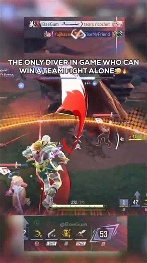 THE ONLY DIVER IN GAME WHO CAN WIN A TEAM FIGHT ALONE 😳🔥#marvelrivals #marvelrivalsgameplay #marvel