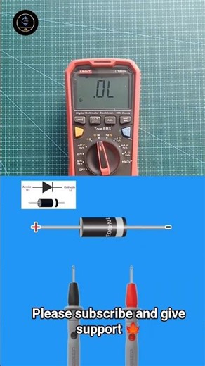 Diode testing ⚡ ITI practical work #viral