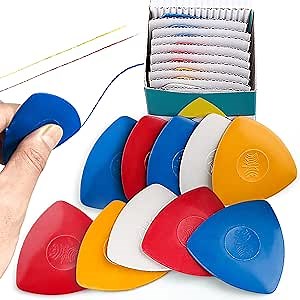 10Pcs Professional Tailors Chalk Tailor's Fabric Marker Chalk - Sewing Notions & Accessories for Clothes Alterations, Marking, Cutting, Hemming, Basting, and Crafting