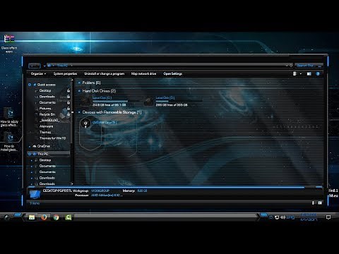 How to install glass effect in Windows 10