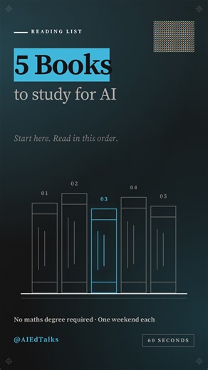 The Only 5 Books You Need For AI #books #aiengineering #aiagents #llm