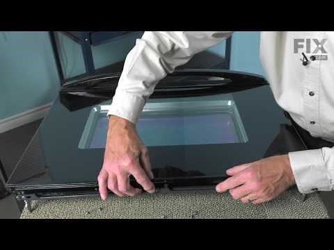 Whirlpool Range/Oven Repair - How to Replace the Exterior Door Glass