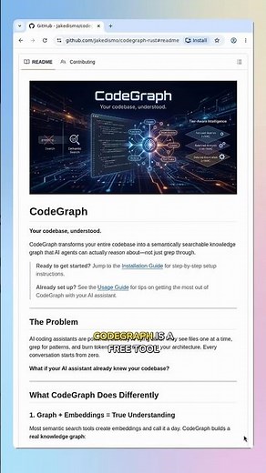 CodeGraph: AI Code Search & Knowledge Graph for Claude, Cursor, MCP