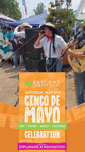 2K views · 25 reactions | Get ready to FIESTA!  The East End Street Fest is throwing a Cinco de Mayo blow-out you won’t want to miss. Talented performers will be SHAKING the stages all day long! Don’t miss your chance to dance to LIVE music this May 4th from 12pm to 6pm. This is gonna be EPIC!#CincodeMayo #EastEndStrong #eastendhouston #eesf #secondward #SegundoBarrio | East End Street Fest | Facebook