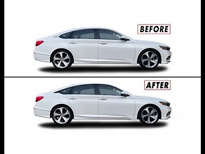 2018-2022 Honda Accord Chrome Delete Blackout Window Trim PreCut Vinyl Overlay Install - SlickMod
