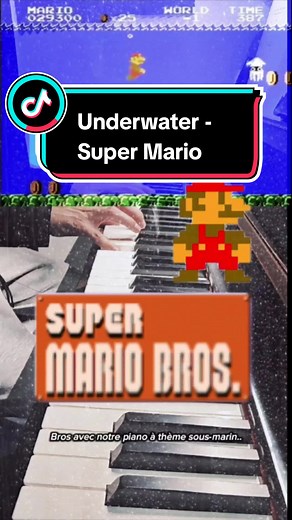 Get ready to be submerged in nostalgia with this piano cover of Super Mario World's underwater theme! 🌊🎶 This tranquil and dreamy melody brings back memories of gliding through underwater levels, dodging sea creatures, and discovering hidden treasures. I’ve recreated this serene yet iconic tune to transport you back to those pixelated oceans. If you're a fan of Nintendo music, don’t forget to share your thoughts and let me know what other gaming tracks you’d like to hear! 🎹🎮 #fyp #Nintendo #