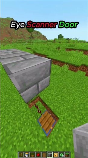 Minecraft Eye Scanner Door 😳