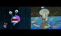 Mix of 2 videos from youtube : two spongebob sparta remixes