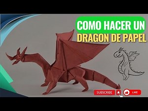 How to Make an Origami Paper Dragon