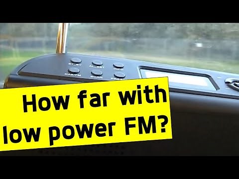 Range testing a 1 watt low power FM broadcast station (Surf FM)