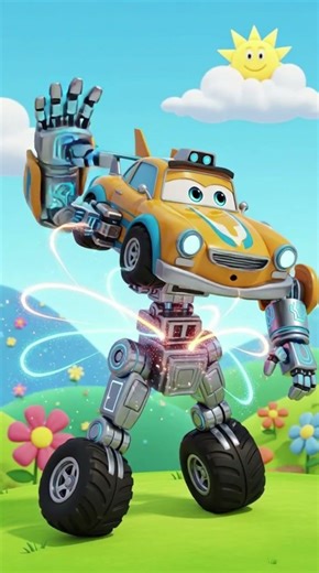 Car Robot Toy Terminator | Fun Adventure for Kids | ‪@LittleStarRhymes375‬