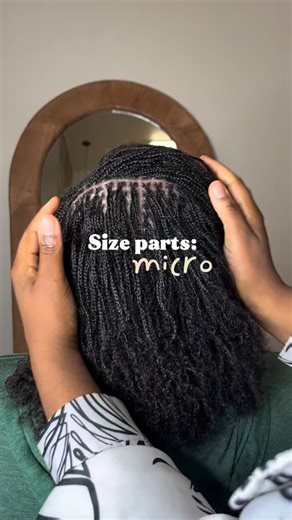 These are 12-14” Belle Microlocs BRAIDS ( extensions added) in micro parts size. Cost: $2855 (extensions included) $400 micro parts Time: 8hrs with two stylists (same day install). I know it’s a costly service. But 5 years in after serving thousands of women, our clients are still having a great experience. This is our most popular and most booked length. Want to find out if this is a great option for you? If you want hair ease DM me and I’ll send you the consultation link asap. | Braids That Sp