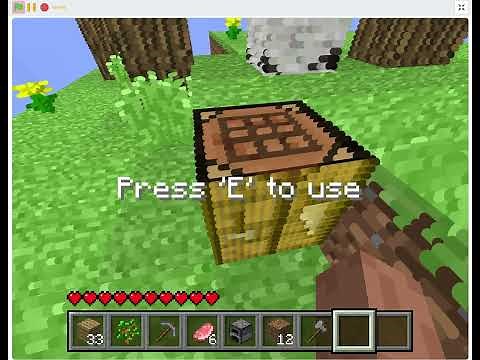 Minecraft: Scratch Edition gameplay
