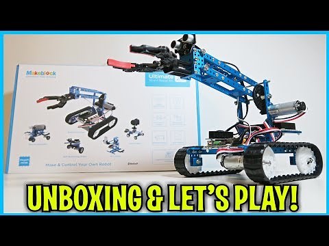 Unboxing & Let's Play - Ultimate 2.0 - 10 in 1 Robot Kit - by MakeBlock - STEM robotics