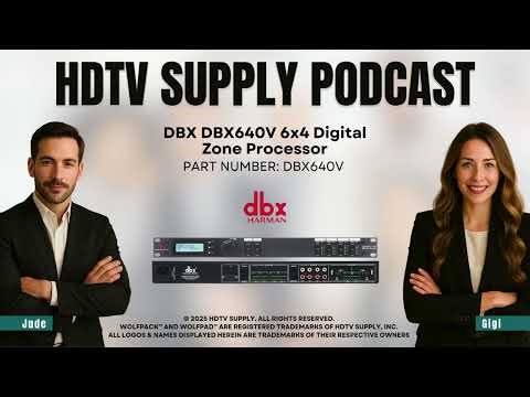 DBX DBX640V 6x4 Digital Zone Processor