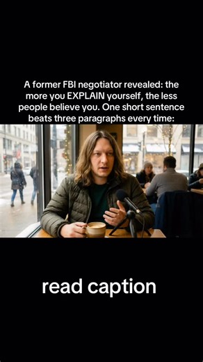 Rick Walter on Instagram: "1. Chris Hadley spent 22 years negotiating hostage situations for the FBI. His rule was absolute: never explain more than once. In debriefs, he tracked outcomes — suspects who received a single clear statement complied 71% faster than those given detailed reasoning. Every extra sentence diluted authority and activated suspicion. 2. The brain treats length as a deception signal. When someone over-explains, the anterior insular cortex — the region responsible for trust c