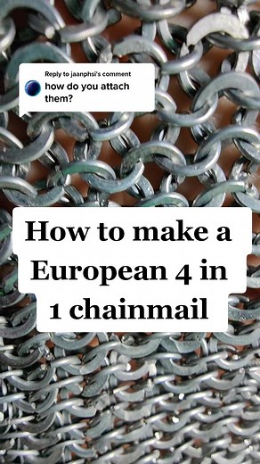 Chainmail Tutorial: How to Make European 4 in 1 Pattern