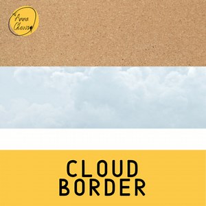 Cloud Printable Bulletin Board Border Classroom Decor