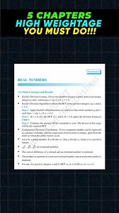 5 High Weightage Chapters You CAN’T Skip 😨 | CBSE Class10 Boards🔥#cbse #class10 #exam