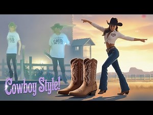 The Cowboy Slide Line Dance #Trailride #Jeterjones