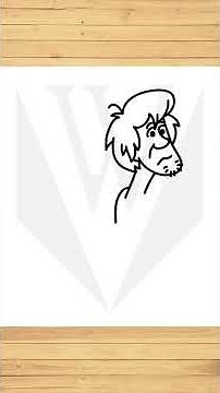 How to draw Shaggy Scooby doo Step by step Tutorial | Free Download Coloring Page